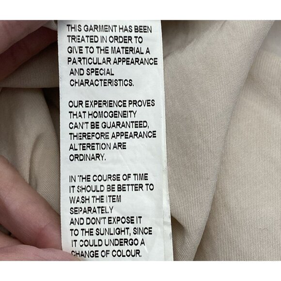 ANNARITA N Women Italian Dress Sleeveless Scoop Neck V Back Sz 6 Ivory 75-20 - Picture 16 of 16